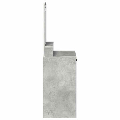 Schminktisch Beton Grau 50 x 41 x 140 cm Holzwerkstoff