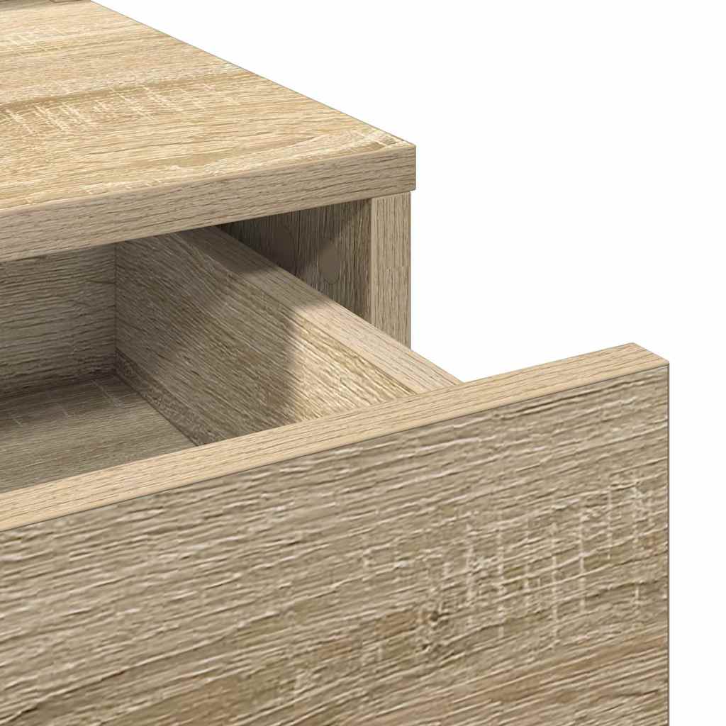 Schminktisch Sonoma-Eiche 100 x 41 x 140 cm Holzwerkstoff