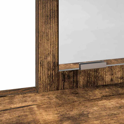 Schminktisch Geräucherte Eiche 100 x 41 x 140 cm Holzwerkstoff