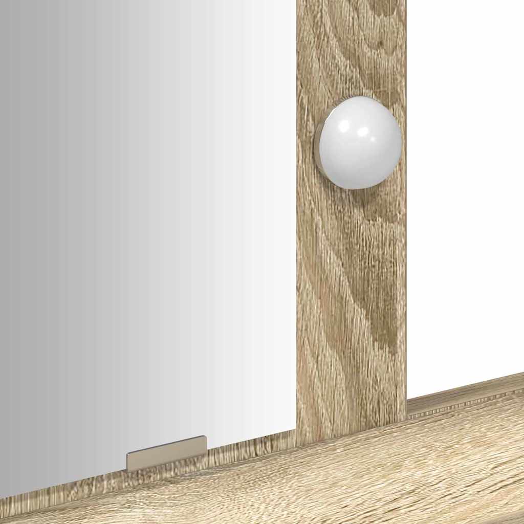 Schminktisch mit Speicher Braun 100 x 41 x 140 cm Holzwerkstoff