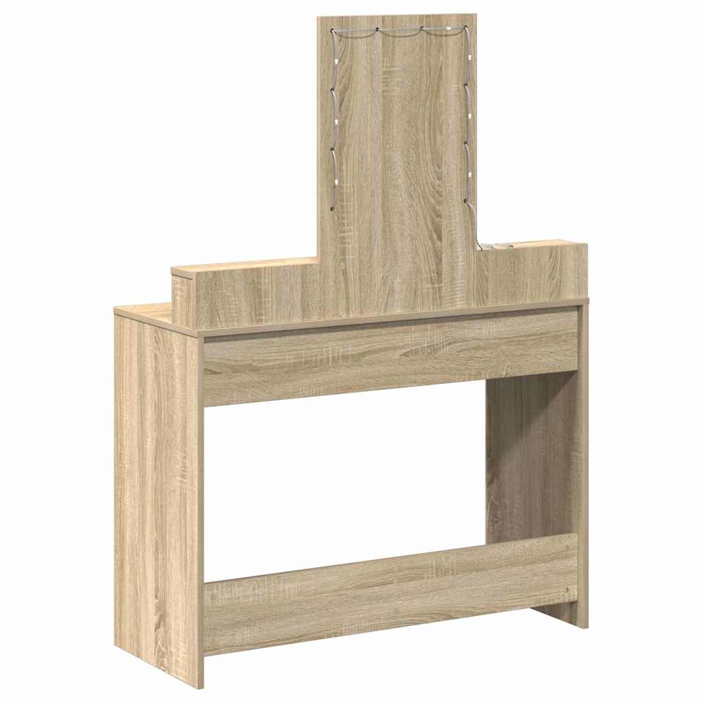 Schminktisch mit Speicher Braun 100 x 41 x 140 cm Holzwerkstoff