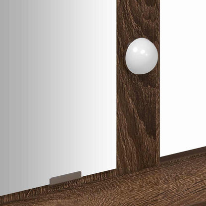 Schminktisch mit Speicher Braun 100 x 41 x 140 cm Holzwerkstoff