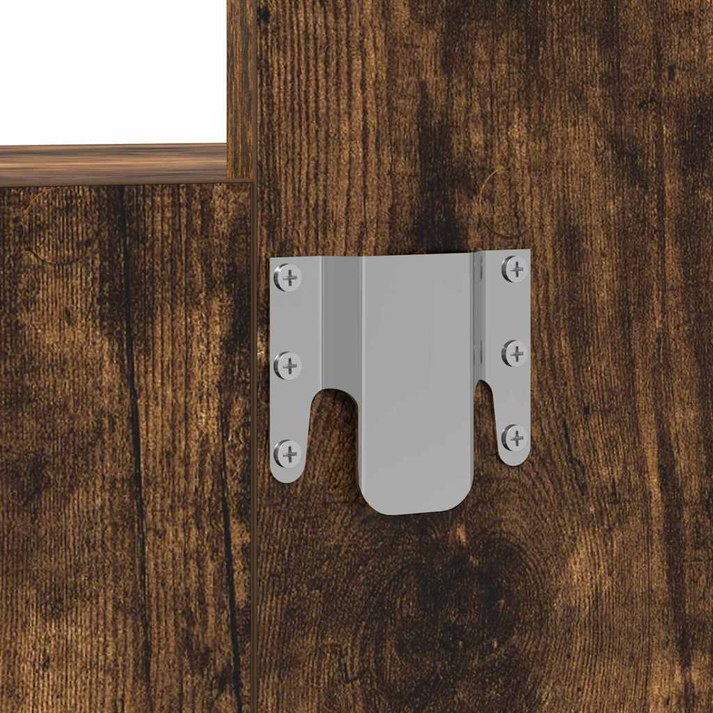 Schminktisch mit Schubladen Braun 60 x 40 x 70 cm Holzwerkstoff