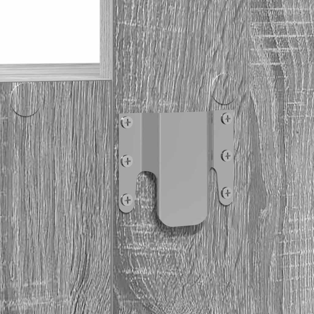 Schminktisch mit Schubladen Grau 60 x 40 x 70 cm Holzwerkstoff