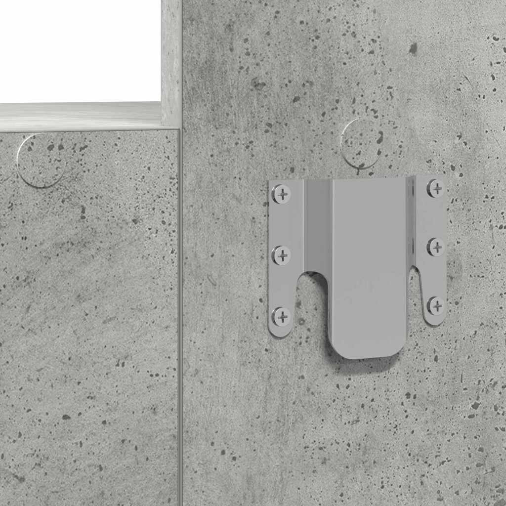 Schminktisch mit Schubladen Grau 83 x 40 x 70 cm Holzwerkstoff