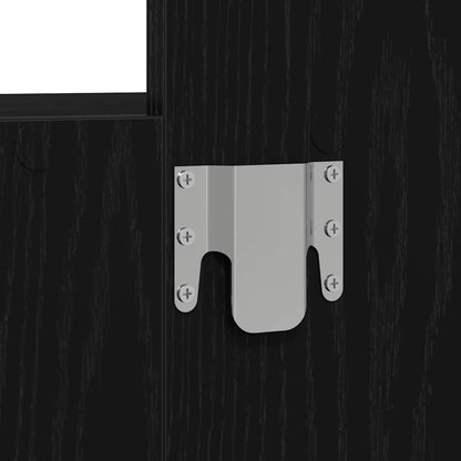 Schminktisch mit Speicher Schwarz 60 x 40 x 70 cm Holzwerkstoff