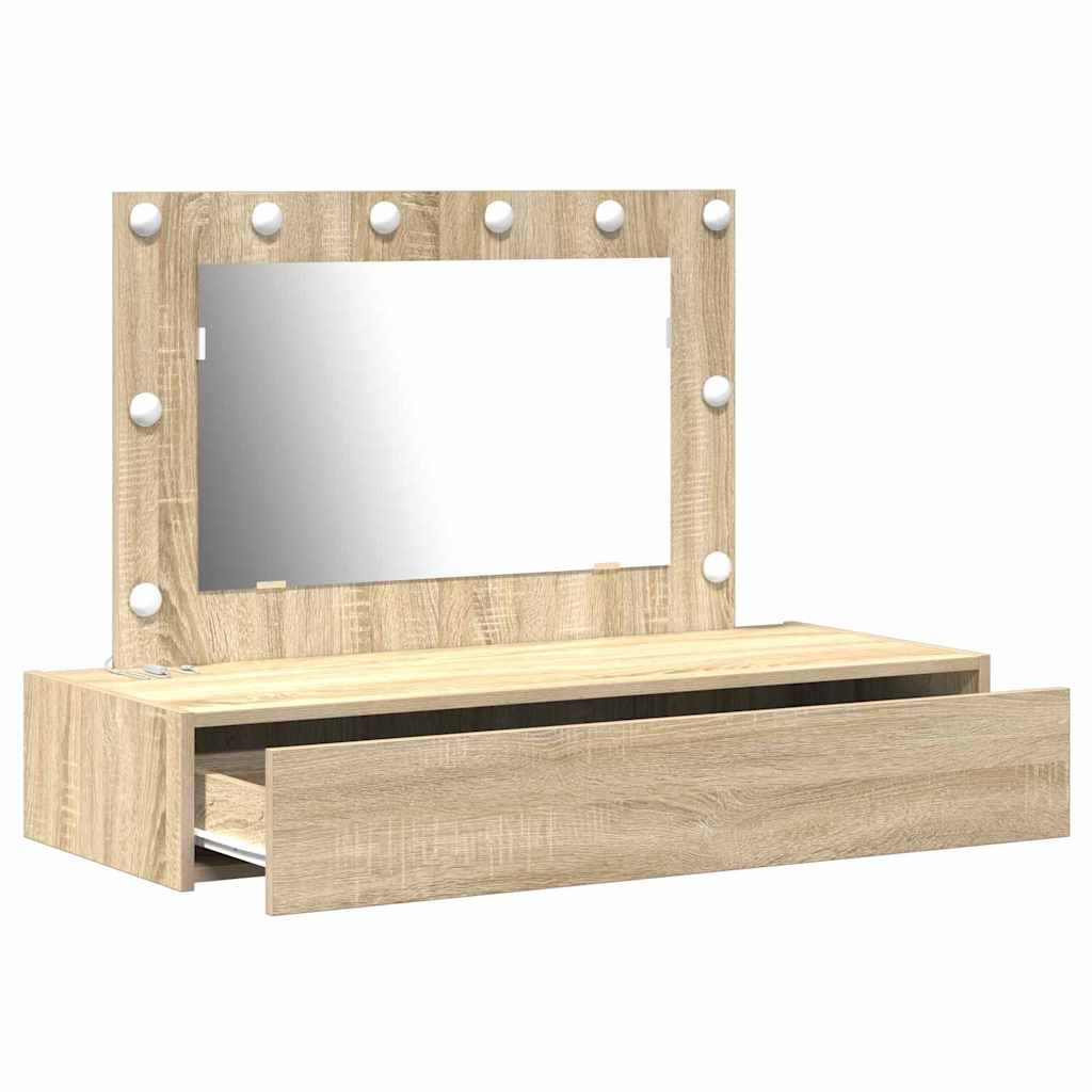 Schminktisch mit Speicher Braun 100 x 40 x 70 cm Holzwerkstoff