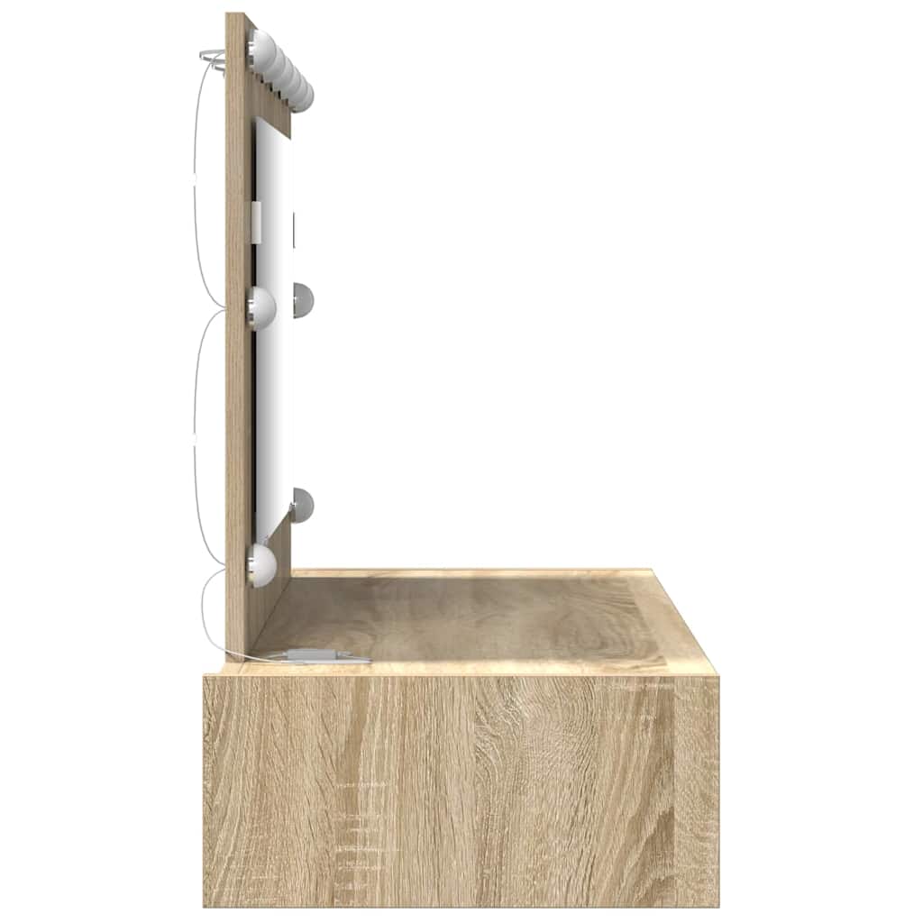 Schminktisch mit Speicher Braun 100 x 40 x 70 cm Holzwerkstoff