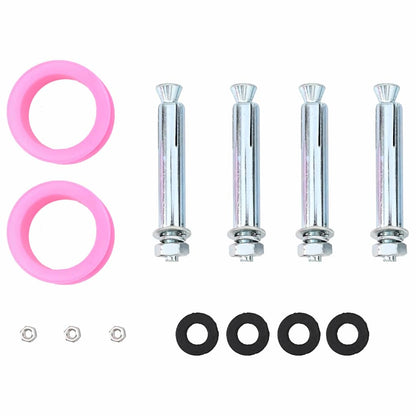 Außen Solardusche Schwarz 217 cm PVC und Aluminium