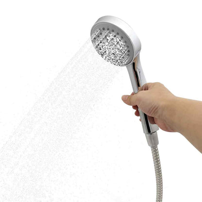 Außen Solardusche Schwarz 217 cm PVC und Aluminium