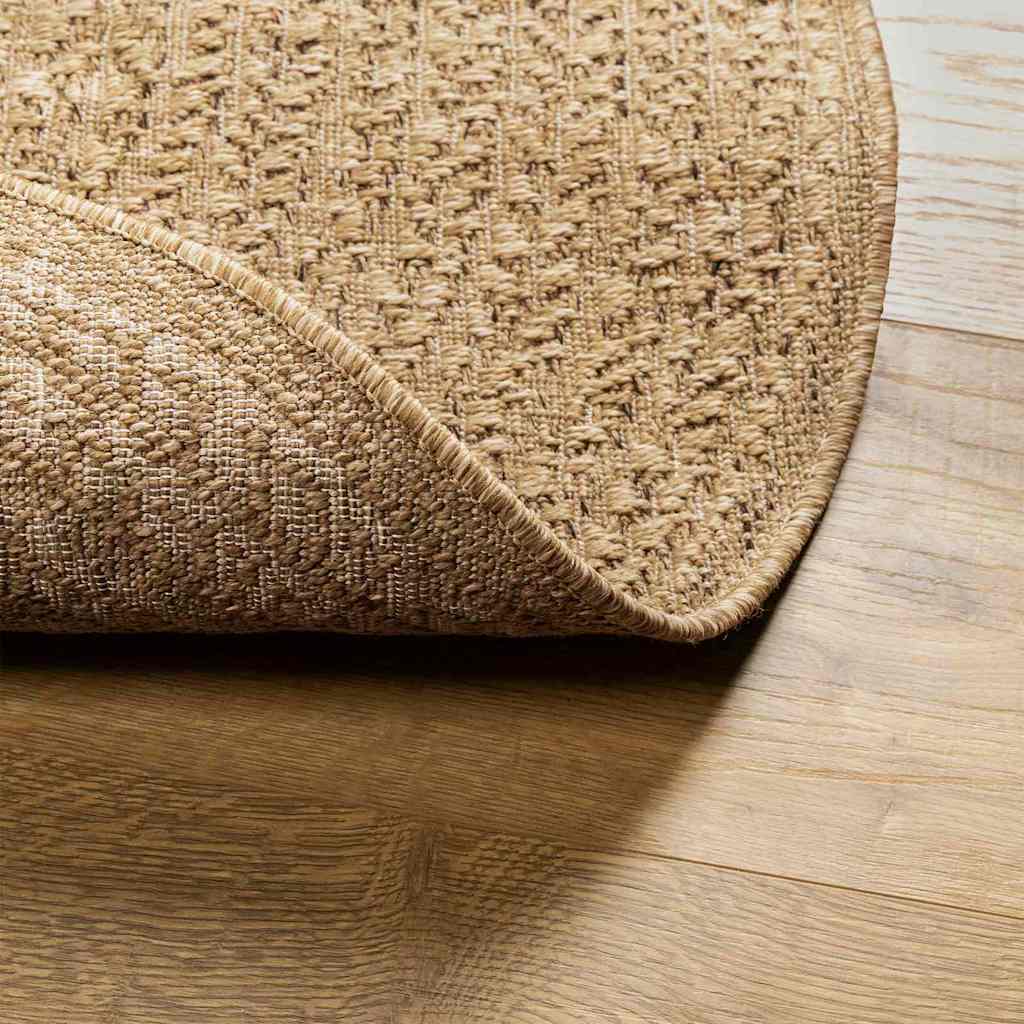 Teppich ZIZUR Braun 200 x 100 cm Polypropylen