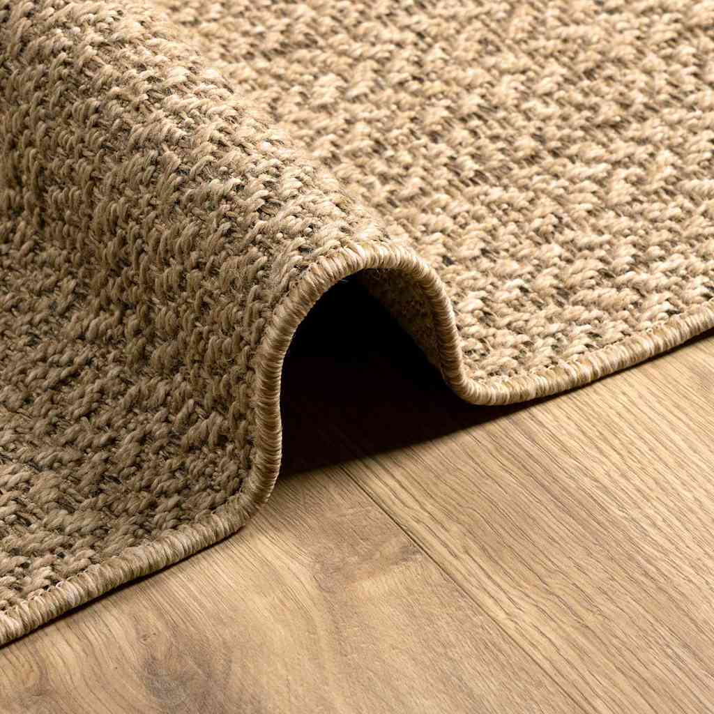 vidaXL Tapis ZIZUR Marron 200 x 140 cm Polypropylène