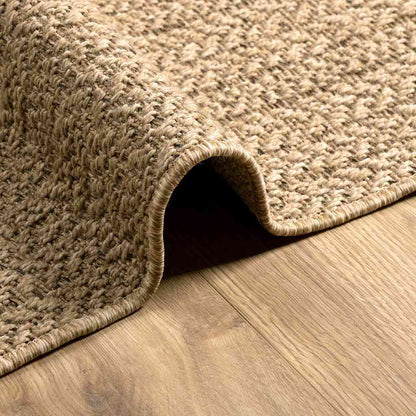 vidaXL Tapis ZIZUR Marron 200 x 140 cm Polypropylène