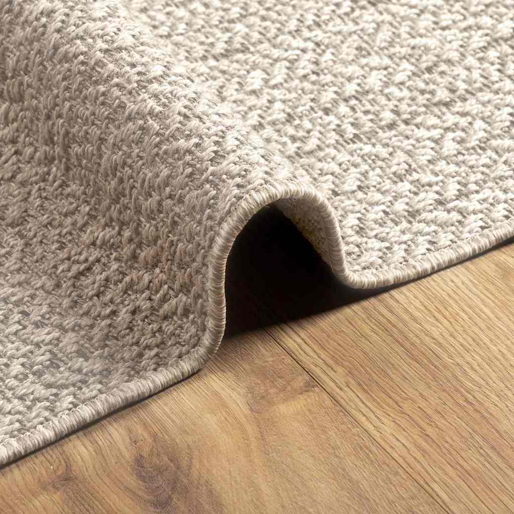 vidaXL Teppich ZIZUR Creme 200 x 100 cm Polypropylen