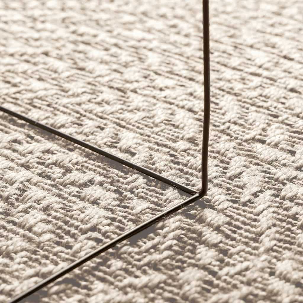vidaXL Teppich ZIZUR Creme 200 x 100 cm Polypropylen