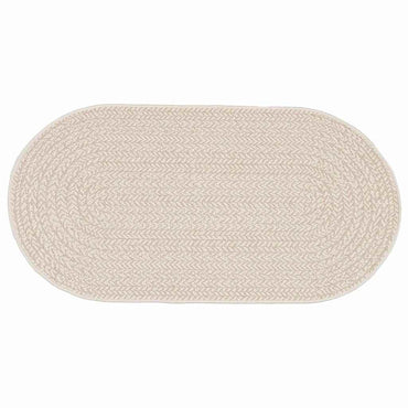 vidaXL Teppich ZIZUR Creme 200 x 100 cm Polypropylen
