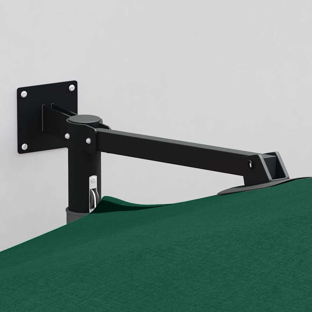 Garten-Sonnenschirm Grün 248 x 248 x 148 cm Polyester und Stahl