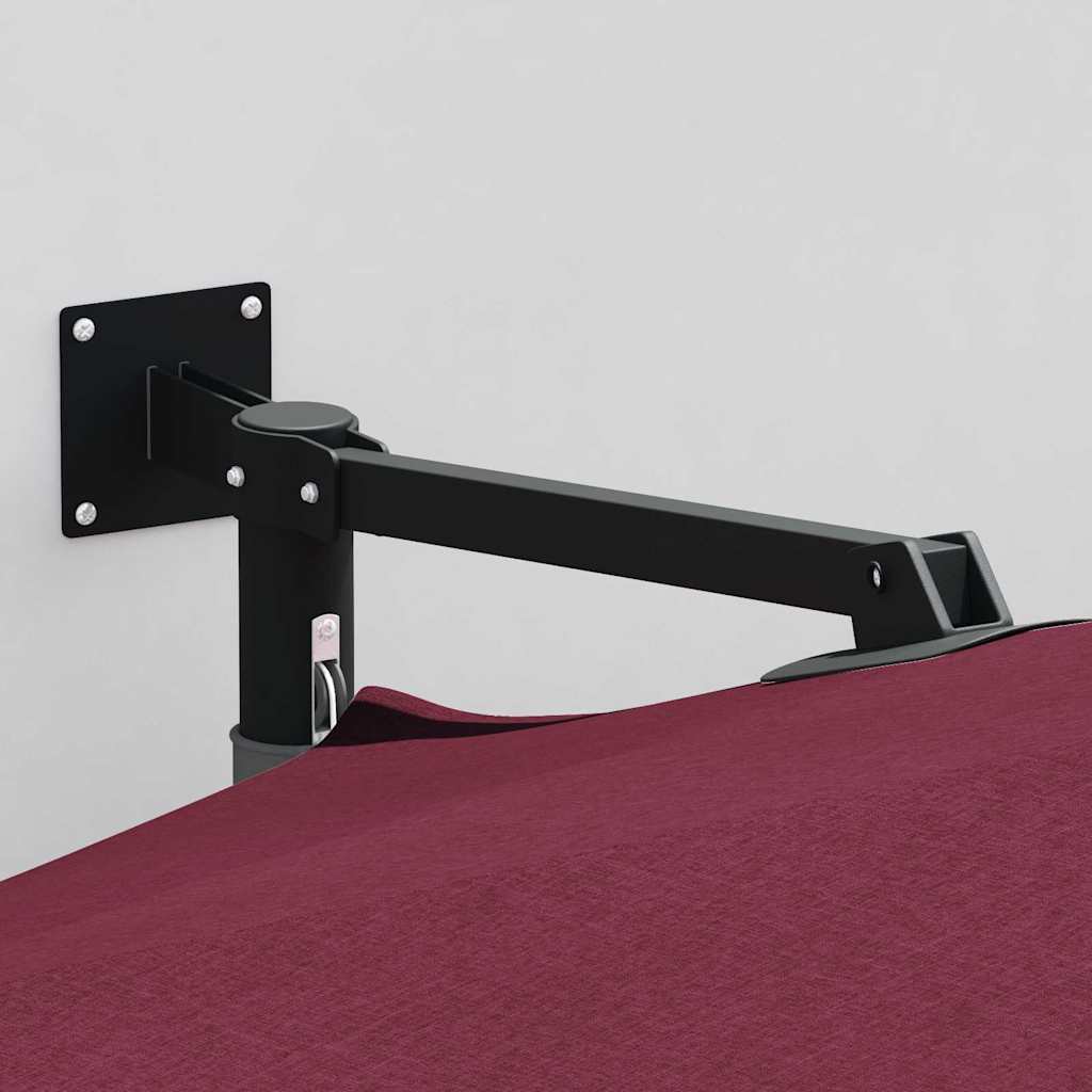 Garten-Sonnenschirm Bordeauxrot 248 x 248 x 148 cm