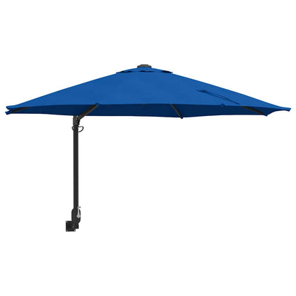vidaXL Garten-Sonnenschirm Azurblau 248 x 248 x 148 cm