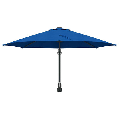 vidaXL Garten-Sonnenschirm Azurblau 248 x 248 x 148 cm