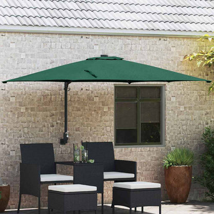 vidaXL Garten-Sonnenschirm Grün 248,5 x 247,5 x 160 cm