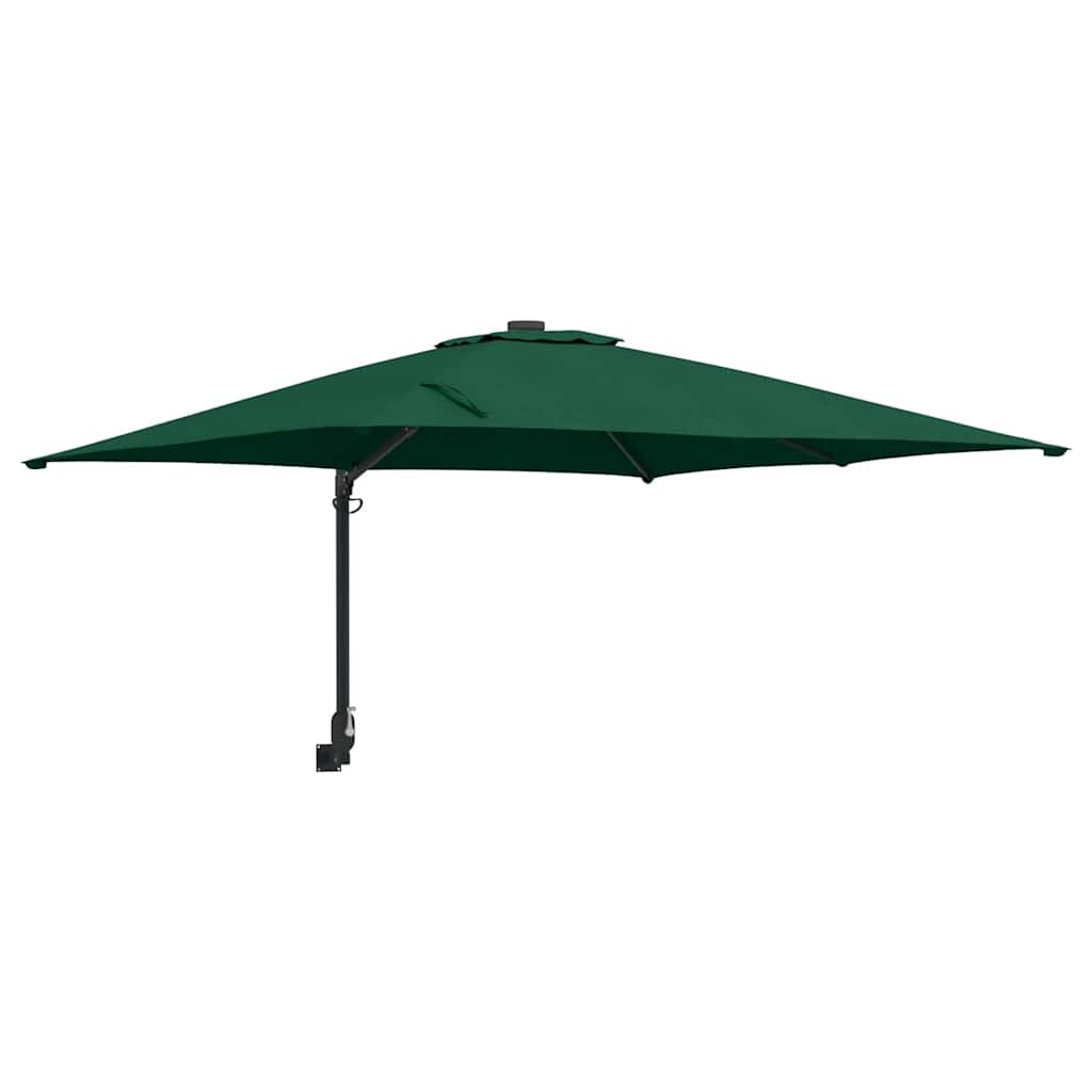 vidaXL Garten-Sonnenschirm Grün 248,5 x 247,5 x 160 cm