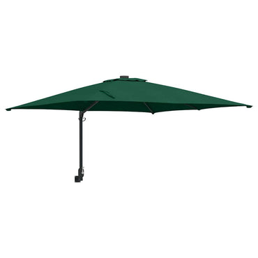 vidaXL Garten-Sonnenschirm Grün 248,5 x 247,5 x 160 cm
