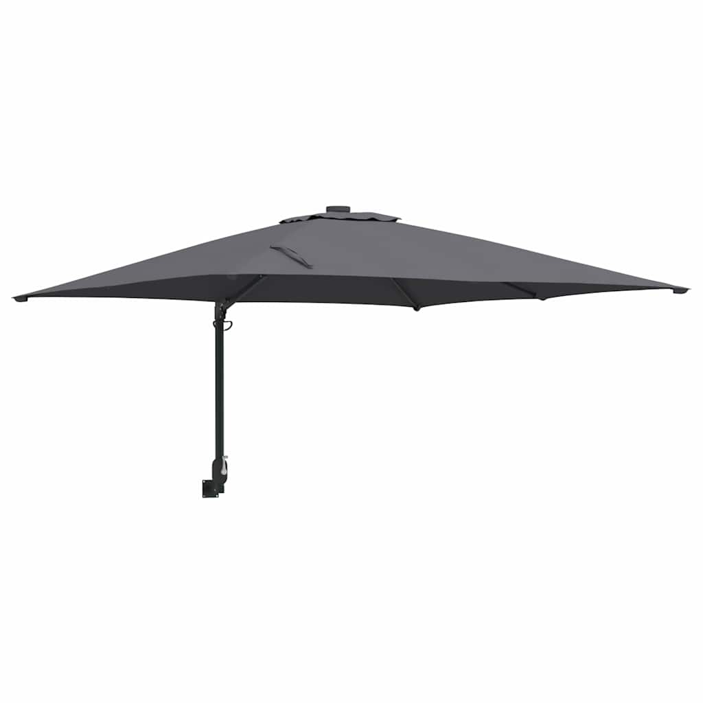vidaXL Garten-Sonnenschirm Anthrazit 248,5 x 247,5 x 160 cm