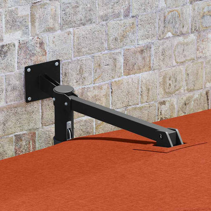 vidaXL Garten-Sonnenschirm Terrakotta 248,5 x 247,5 x 160 cm