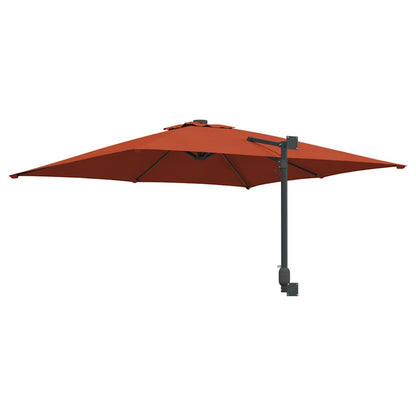 vidaXL Garten-Sonnenschirm Terrakotta 248,5 x 247,5 x 160 cm