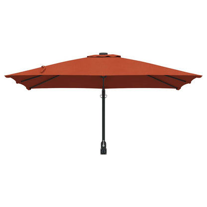 vidaXL Garten-Sonnenschirm Terrakotta 248,5 x 247,5 x 160 cm