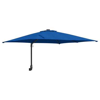 vidaXL Garten-Sonnenschirm Azurblau 248,5 x 247,5 x 160 cm