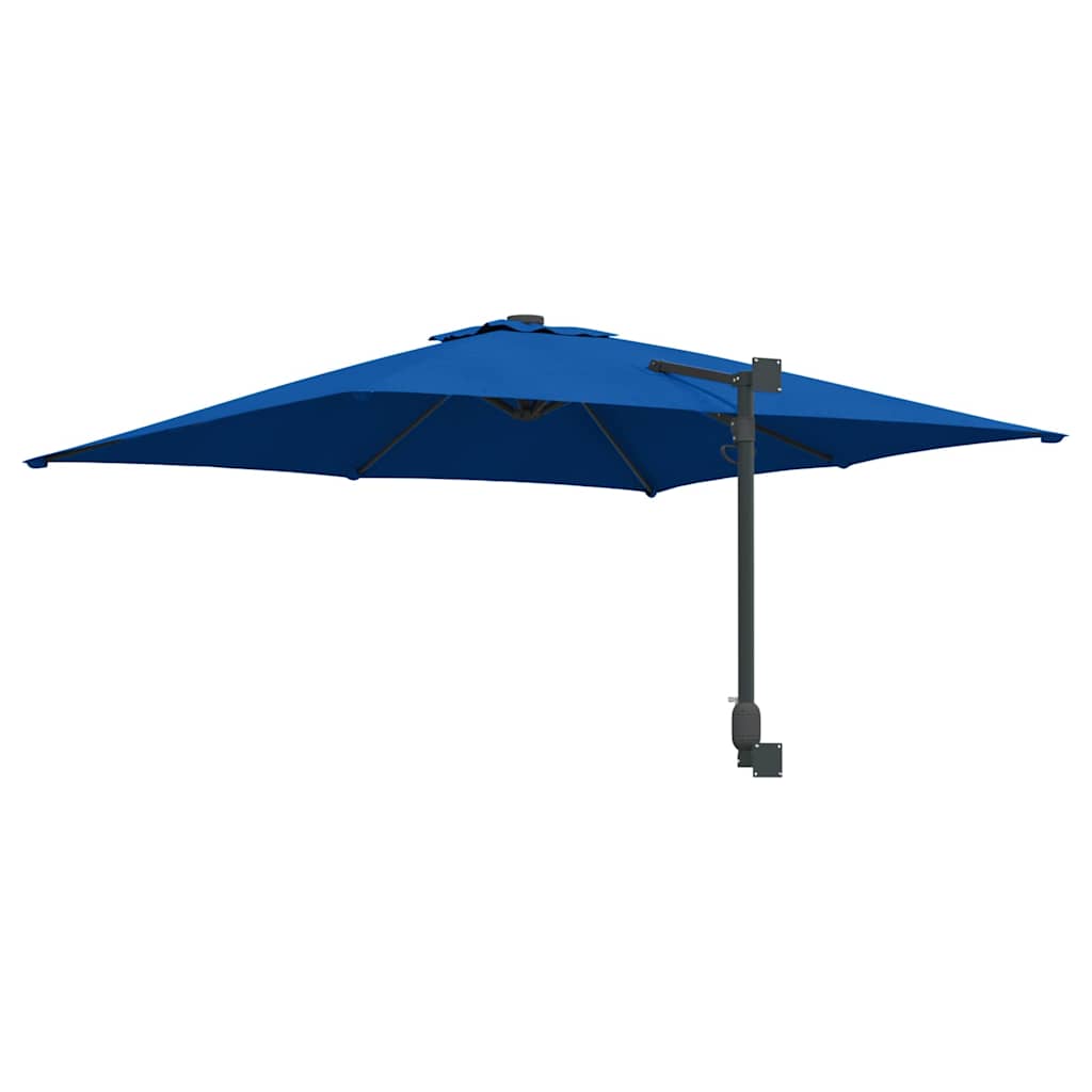 vidaXL Garten-Sonnenschirm Azurblau 248,5 x 247,5 x 160 cm