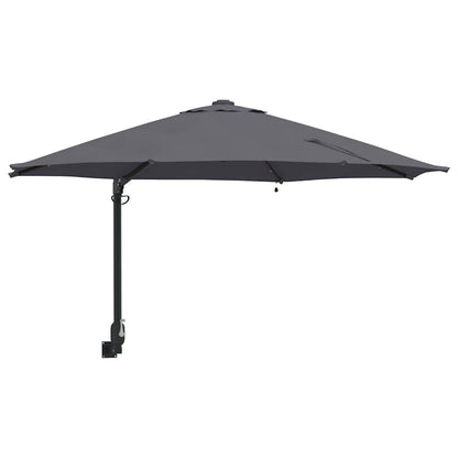 vidaXL Garten-Sonnenschirm Anthrazit 248 x 248 x 148 cm
