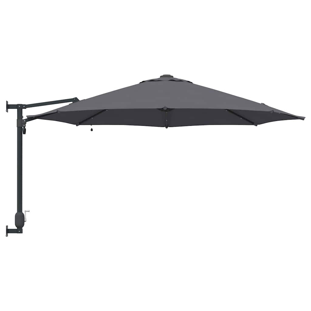 vidaXL Garten-Sonnenschirm Anthrazit 248 x 248 x 148 cm