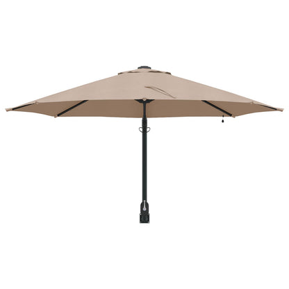 Garten-Sonnenschirm Taupe 248 x 248 x 148 cm