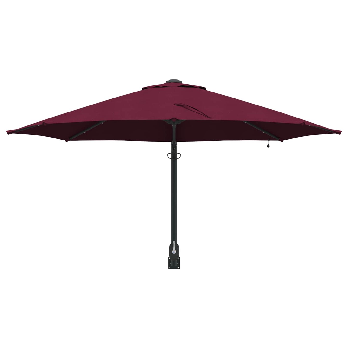 vidaXL Garten-Sonnenschirm Bordeauxrot 248 x 248 x 148 cm