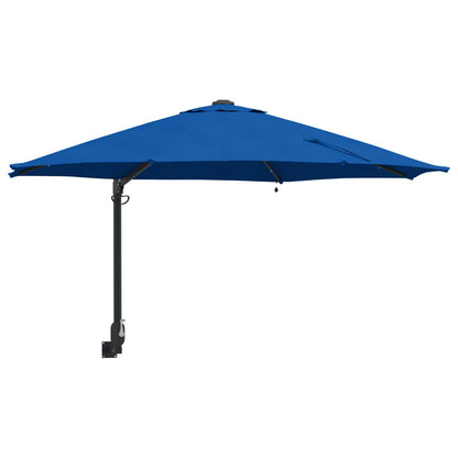 vidaXL Garten-Sonnenschirm Azurblau 248 x 248 x 148 cm