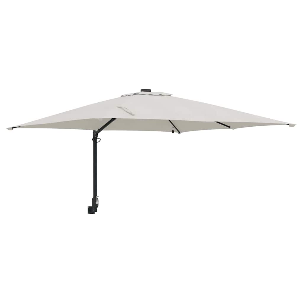 vidaXL Garten-Sonnenschirm Sand 248,5 x 247,5 x 160 cm