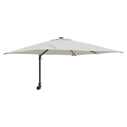 vidaXL Garten-Sonnenschirm Sand 248,5 x 247,5 x 160 cm