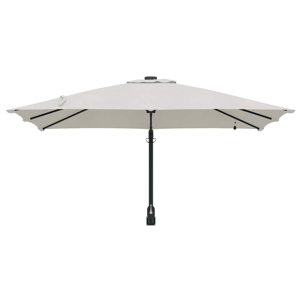vidaXL Garten-Sonnenschirm Sand 248,5 x 247,5 x 160 cm