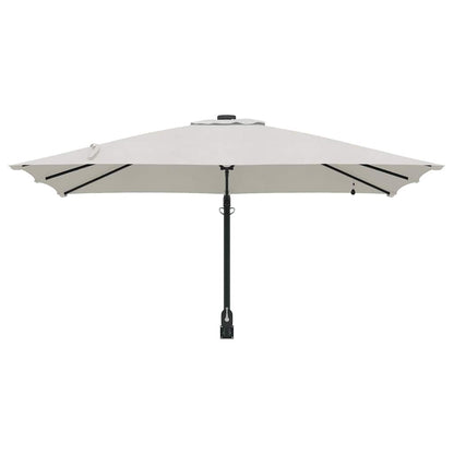 vidaXL Garten-Sonnenschirm Sand 248,5 x 247,5 x 160 cm
