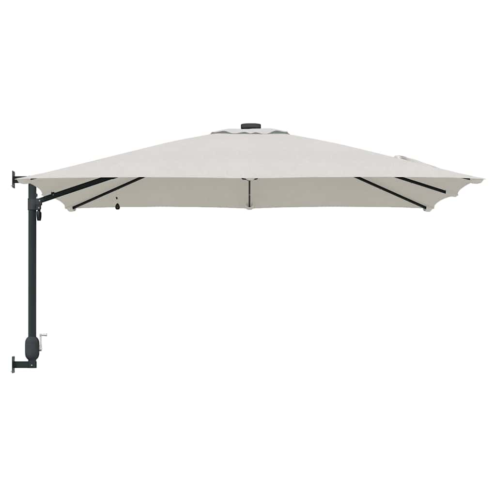 vidaXL Garten-Sonnenschirm Sand 248,5 x 247,5 x 160 cm
