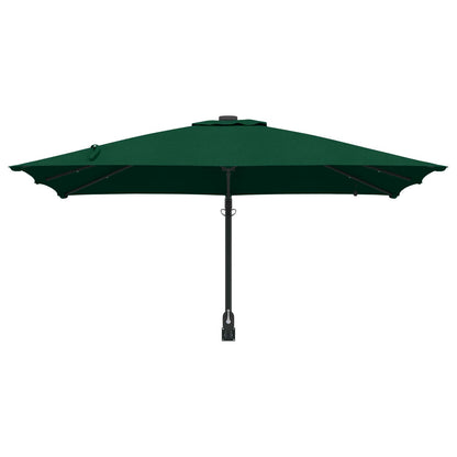 vidaXL Garten-Sonnenschirm Grün 248,5 x 247,5 x 160 cm