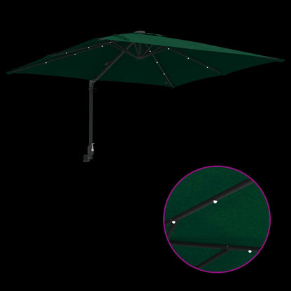 vidaXL Garten-Sonnenschirm Grün 248,5 x 247,5 x 160 cm