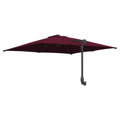 vidaXL Garten-Sonnenschirm Bordeauxrot 248,5 x 247,5 x 160 cm