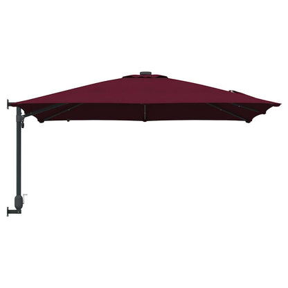 vidaXL Garten-Sonnenschirm Bordeauxrot 248,5 x 247,5 x 160 cm