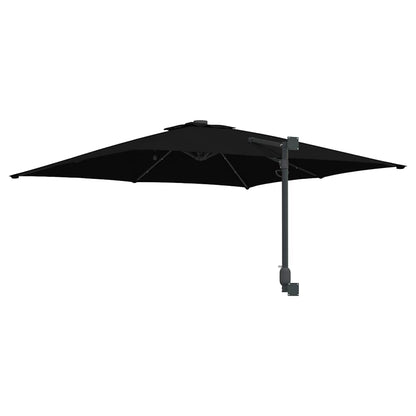 vidaXL Garten-Sonnenschirm Schwarz 248,5 x 247,5 x 160 cm