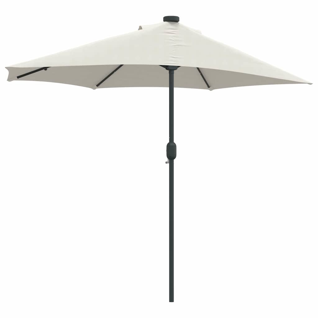 vidaXL Garten-Sonnenschirm Sand 294 x 150 x 223 cm Polyester und Stahl