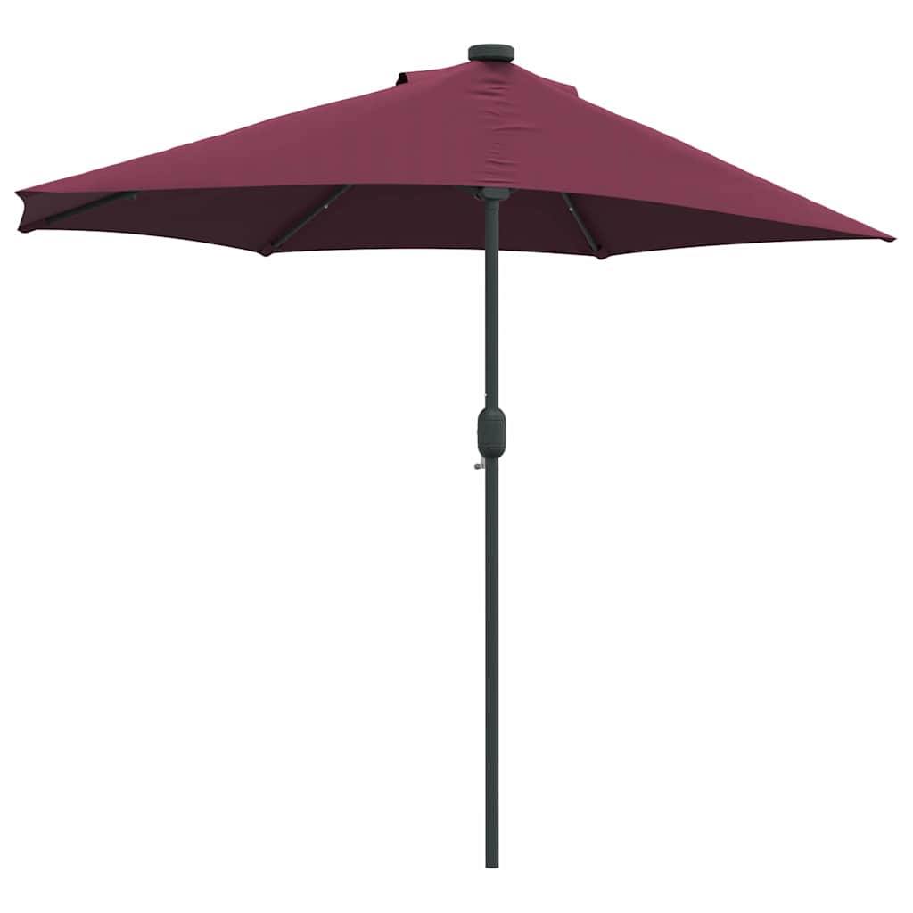 vidaXL Garten-Sonnenschirm Bordeauxrot 294 x 150 x 223 cm
